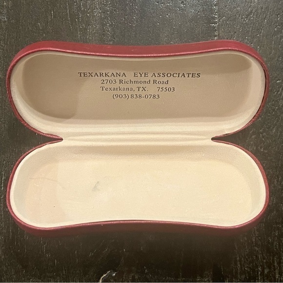 Faux Leather Spring Loaded Hard Shell Glass Case Protector Sunglasses Reading - Picture 3 of 5